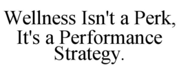 wellness isn't a perk, it's a performance strategy.