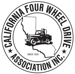 california four wheel drive association inc. since 1959