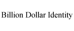billion dollar identity