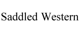 saddled western