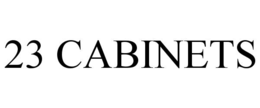 23 cabinets