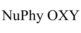 nuphy oxy