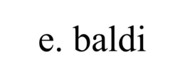e. baldi