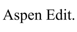 aspen edit.