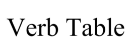 verb table