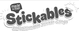made by me! stickables repositionable sticker-clings