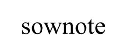 sownote