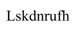 lskdnrufh
