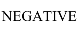 negative