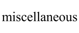 miscellaneous