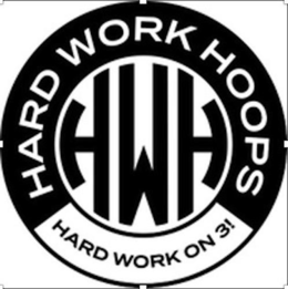 work hard hard work on 3! hoops