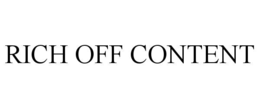 rich off content