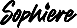 the mark consists of the stylized word "sophiere" in a brush script typeface with a stylized candle flame design positioned above the letter "i". the mark is presented in a single color. no numbers are present.