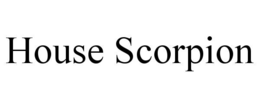 house scorpion