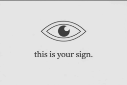 this is your sign.