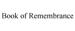 book of remembrance
