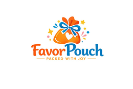favor pouch packed with joy