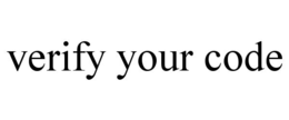 verify your code
