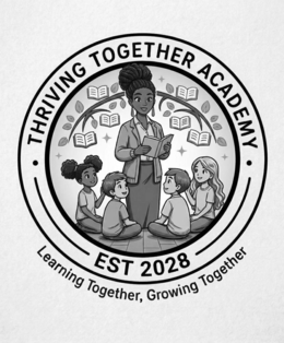 learning together, est 2028 growing together together academy thriving