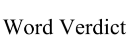 word verdict