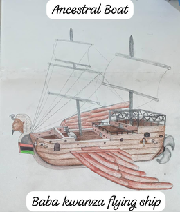 ancestral boat baba kwanza flying ship