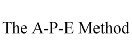 the a-p-e method