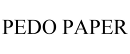 pedo paper