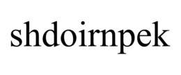 shdoirnpek