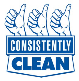 consistently clean