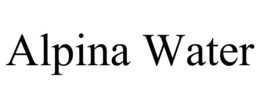 alpina water