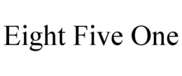 eight five one