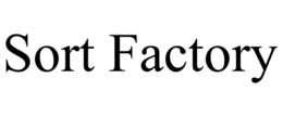 sort factory