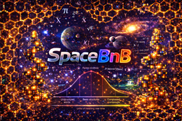spacebnb with quantum mechanics probabilistic curve function with respect to time and space with logarithmic curve function of log book recorded.