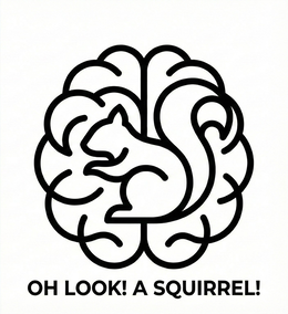 oh look! a squirrel!