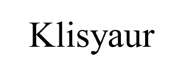 klisyaur