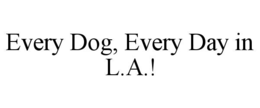 every dog, every day in l.a.!
