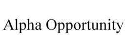 alpha opportunity