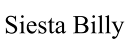 siesta billy