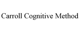 carroll cognitive method