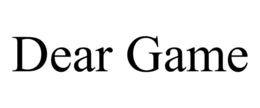 dear game