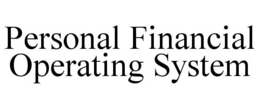personal financial operating system