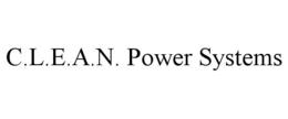 c.l.e.a.n. power systems