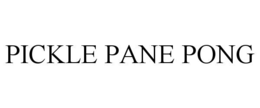 pickle pane pong