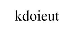 kdoieut
