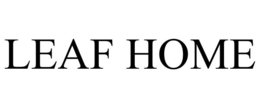 leaf home