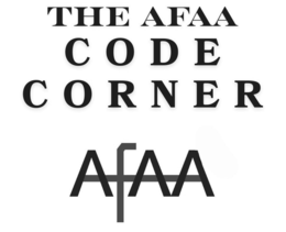 the afaa code corner afaa