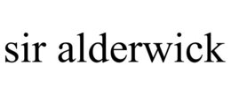 sir alderwick