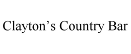 clayton’s country bar