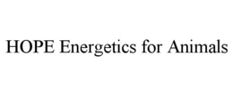 hope energetics for animals