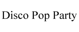 disco pop party